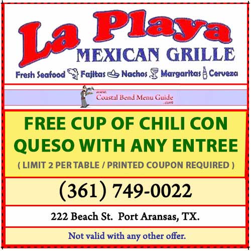 LaPlayaRestaurantFreeAppetizerCoupon