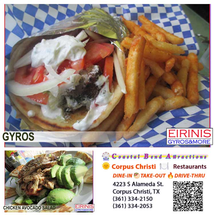 Eirinis Gyros & More Restaurant in Corpus Christi, TX π½οΈ Eirinis Gyros & More in Corpus Christi, Texas