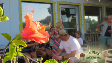 La Playa Mexican Grille Restaurant in Port Aransas, Texas.