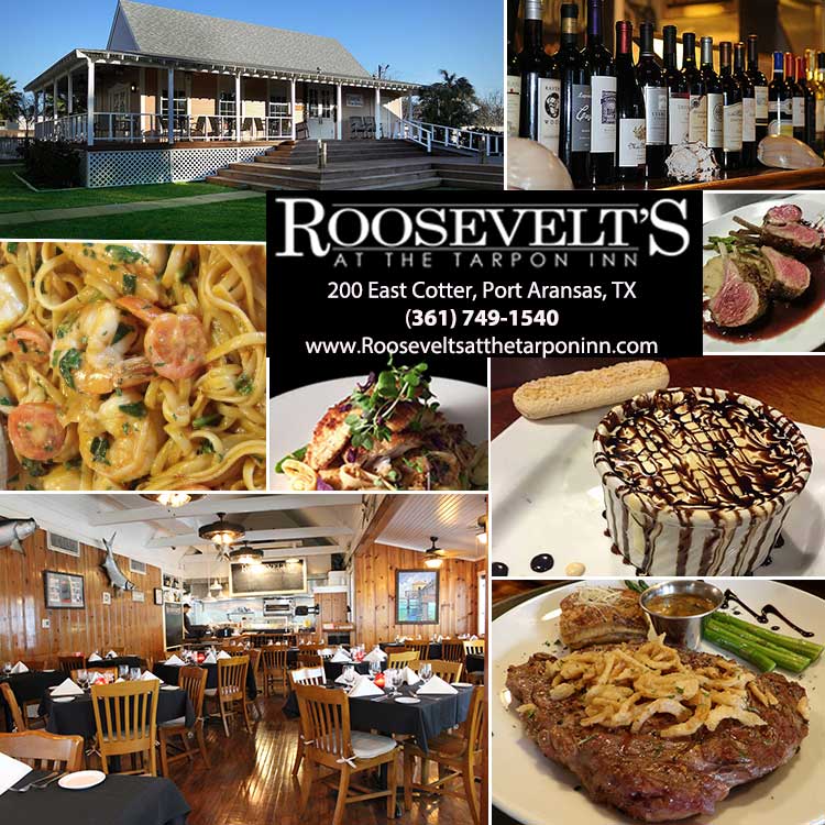 Roosevelt's Fine Dining Restaurant in Port Aransas, TX